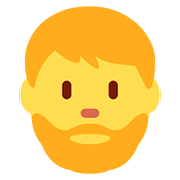 🧔 Emoji Persona Con Barba en Twitter Twemoji 2.6.