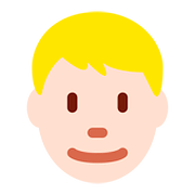 👱🏻‍♂️ Emoji Hombre Rubio: Tono De Piel Claro en Twitter Twemoji 2.6.