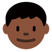 Emoji 👦🏿 Bambino: Carnagione Scura su Twitter Twemoji 2.6.