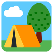 Émoji 🏕️ Camping sur Twitter Twemoji 2.6.