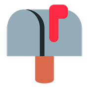 📫 Emoji geschlossener Briefkasten mit Post Twitter Twemoji 2.6.
