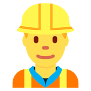 👷 Emoji Trabalhador De Construção Civil na Twitter Twemoji 2.6.