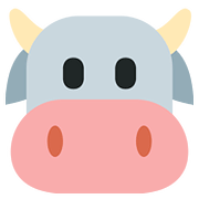 🐮 Emoji Cara De Vaca en Twitter Twemoji 2.6.