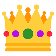 Emoji 👑 Corona su Twitter Twemoji 2.6.