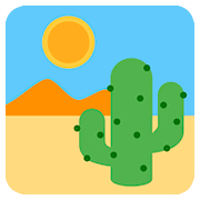 Emoji 🏜️ Deserto su Twitter Twemoji 2.6.