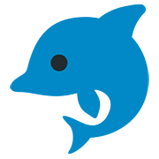 🐬 Emoji Delfín en Twitter Twemoji 2.6.