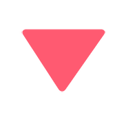 🔻 Emoji rotes Dreieck mit der Spitze nach unten Twitter Twemoji 2.6.
