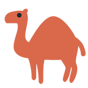 🐪 Emoji Camelo na Twitter Twemoji 2.6.