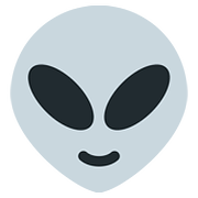 Emoji 👽 Alieno su Twitter Twemoji 2.6.