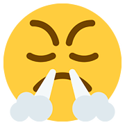 Emoji 😤 Faccina Che Sbuffa su Twitter Twemoji 2.6.