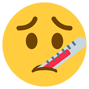 Emoji 🤒 Faccina Con Termometro su Twitter Twemoji 2.6.