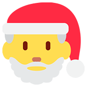 Émoji 🎅 Père Noël sur Twitter Twemoji 2.6.