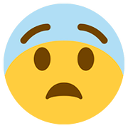 😨 Emoji ängstliches Gesicht Twitter Twemoji 2.6.