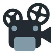 Emoji 📽️ Proiettore Cinematografico su Twitter Twemoji 2.6.