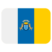 🇮🇨 Emoji Flagge: Kanarische Inseln Twitter Twemoji 2.6.