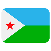 🇩🇯 Emoji Flagge: Dschibuti Twitter Twemoji 2.6.