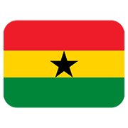 🇬🇭 Emoji Bandera: Ghana en Twitter Twemoji 2.6.