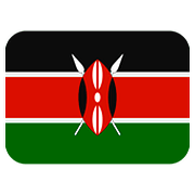 Emoji 🇰🇪 Bandiera: Kenya su Twitter Twemoji 2.6.