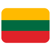 🇱🇹 Emoji Flagge: Litauen Twitter Twemoji 2.6.