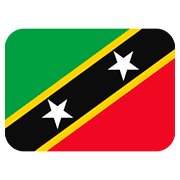 Emoji 🇰🇳 Bandiera: Saint Kitts E Nevis su Twitter Twemoji 2.6.