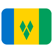 Émoji 🇻🇨 Drapeau : Saint-Vincent-et-les-Grenadines sur Twitter Twemoji 2.6.