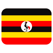 🇺🇬 Emoji Bandera: Uganda en Twitter Twemoji 2.6.