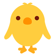 🐥 Emoji Pollito De Frente en Twitter Twemoji 2.6.