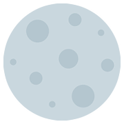 Emoji 🌕 Luna Piena su Twitter Twemoji 2.6.