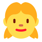 👧 Emoji Niña en Twitter Twemoji 2.6.