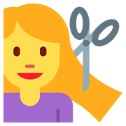 💇 Emoji Person beim Haareschneiden Twitter Twemoji 2.6.