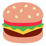 Emoji 🍔 Hamburger su Twitter Twemoji 2.6.