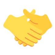 🤝 Emoji Aperto De Mãos na Twitter Twemoji 2.6.