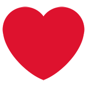 ❤️ Emoji Corazón Rojo en Twitter Twemoji 2.6.