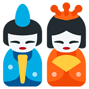 🎎 Emoji japanische Puppen Twitter Twemoji 2.6.