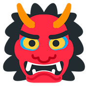 👹 Emoji Demonio Japonés Oni en Twitter Twemoji 2.6.