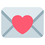 💌 Emoji Carta De Amor na Twitter Twemoji 2.6.