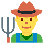 👨‍🌾 Emoji Agricultor en Twitter Twemoji 2.6.