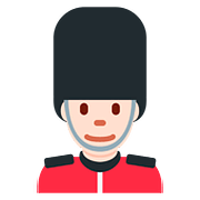 💂🏻‍♂️ Emoji Guardia Hombre: Tono De Piel Claro en Twitter Twemoji 2.6.