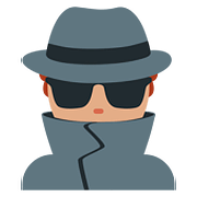 🕵🏽‍♂️ Emoji Detective Hombre: Tono De Piel Medio en Twitter Twemoji 2.6.