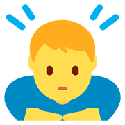 Emoji 🙇‍♂️ Uomo Che Fa Inchino Profondo su Twitter Twemoji 2.6.