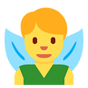 Emoji 🧚‍♂️ Folletto Alato su Twitter Twemoji 2.6.