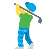 Emoji 🏌️‍♂️ Golfista Uomo su Twitter Twemoji 2.6.