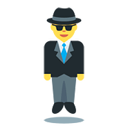 🕴️ Emoji schwebender Mann im Anzug Twitter Twemoji 2.6.