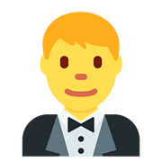 🤵 Emoji Person im Smoking Twitter Twemoji 2.6.