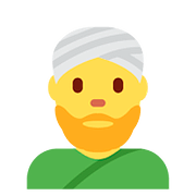 Emoji 👳 Persona Con Turbante su Twitter Twemoji 2.6.