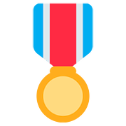 🎖️ Emoji Medalha Militar na Twitter Twemoji 2.6.