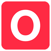 🅾️ Emoji Großbuchstabe O in rotem Quadrat Twitter Twemoji 2.6.