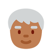 Emoji 🧓🏾 Adulto Anziano: Carnagione Abbastanza Scura su Twitter Twemoji 2.6.