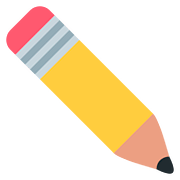 Émoji ✏️ Crayon sur Twitter Twemoji 2.6.