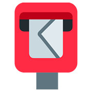 Emoji 📮 Cassetta Delle Lettere su Twitter Twemoji 2.6.